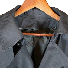 Garrison Defense Logistics Agency Trench Coat Black 38S SPECL4401690