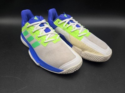 Adidas Shoes Mens 7 SoleMatch Bounce White Blue Green Athletic Tennis GY7644