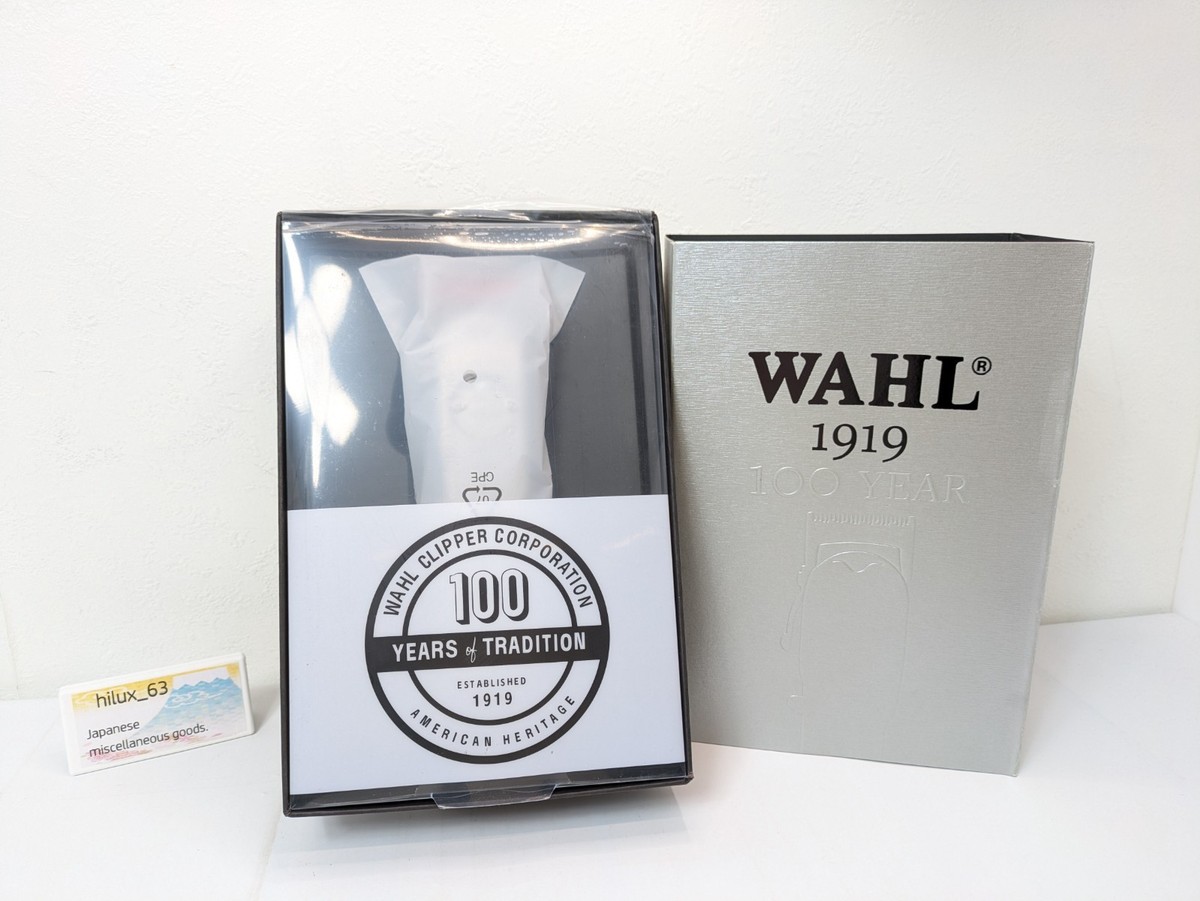 Wahl Cordless Clipper Metal Set Silver 100 Year Anniversary 1919