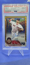 2023 Topps Chrome Update #RA-JWI Josh Winckowski gold wave auto # 11/50 PSA 10