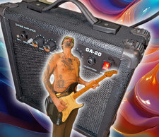 Beginner - Travel - Backup - Guitar Combo Amp With Drive 12x11x4 6lbs LIGHT LOUD