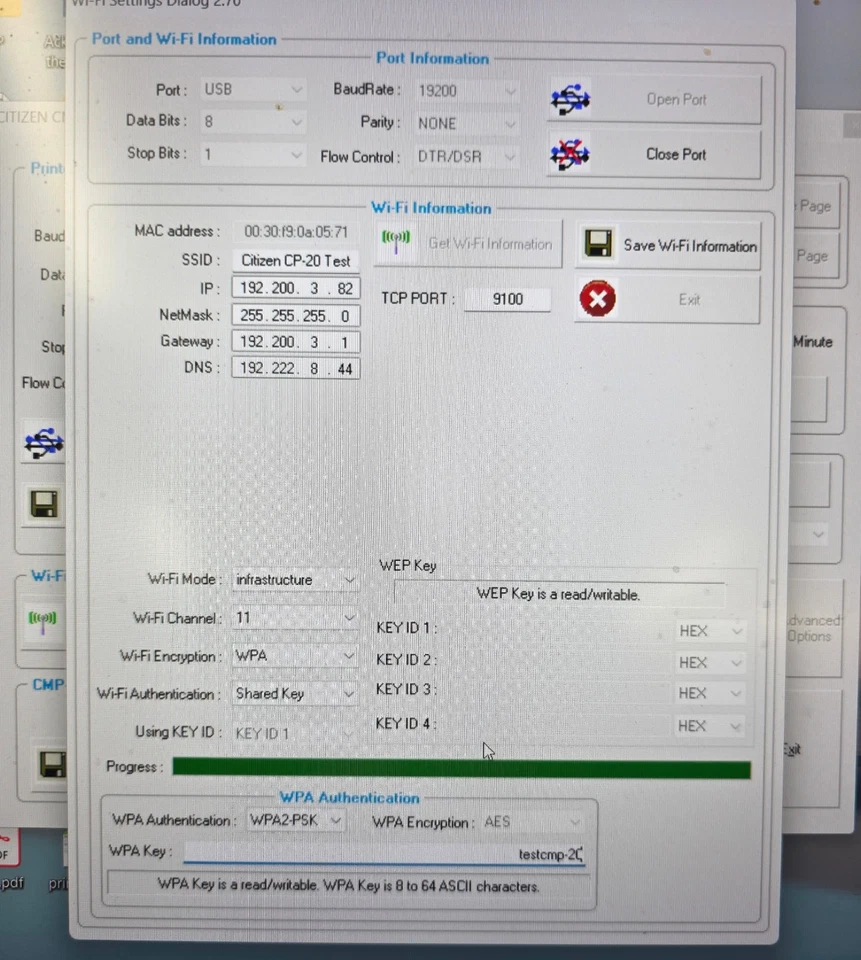 Citizen America CMP-20 Portable Receipt Printer Wireless - Image 2 of 4