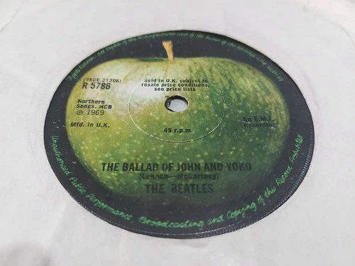 The Beatles – The Ballad Of John And Yoko 7" SINGLE  VERY GOOD- 1969 R5786 APPLE