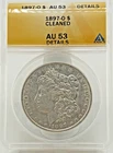 1897-O Morgan Silver Dollar Au53 Details Cleaned ANACS