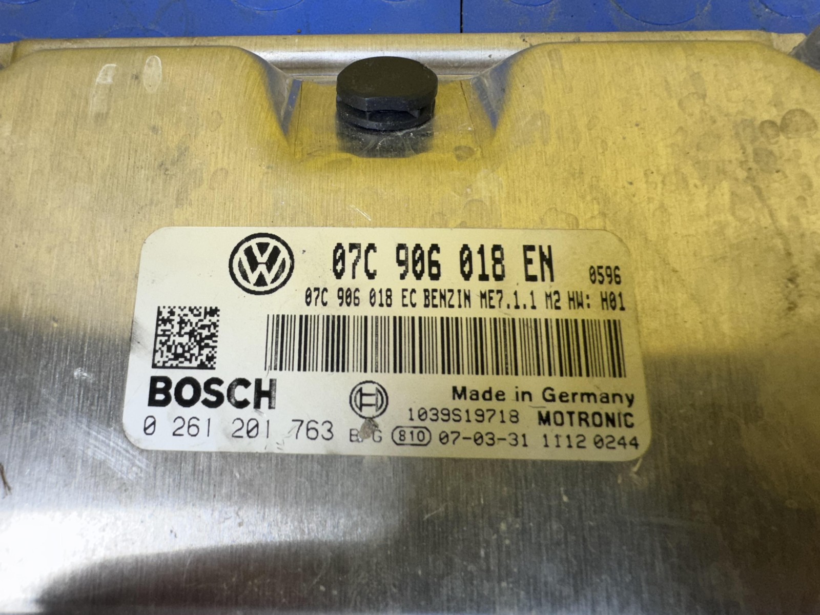 03-11 Bentley Continental GTC GT Engine Computer Control Module OEM 07C906018EN