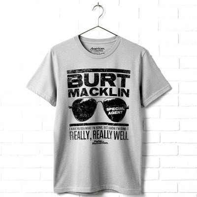 Parks and Recreation Burt Macklin Special Agent Men's T Shirt