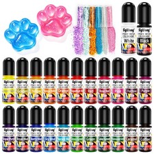 Epoxy Resin Pigment - 24 Colors Liquid 36 Piece Set, 24 Colors-6ml
