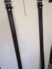 2 Bigfoot Gun Belts 56 Gunbelt SZ 52 Pant SZ Black & Brown Leather Tactical USA