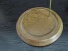 Vintage Glass Display Dome with Wooden Base — photo 3