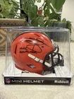 Johnny Manziel Signed Browns Mini Helmet Inscribed “F**k Cleveland”
