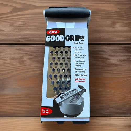 OXO Good Grips Stainless Steel Multi Grater Shredder Plane Cutter Mill White*New - Picture 1 of 6