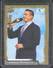 Justin Roberts #96 Gold 2022 Upper Deck AEW *HOT*