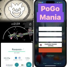Shiny Rayquaza 2026 Go Fest Global Special Background mini PTC 20k