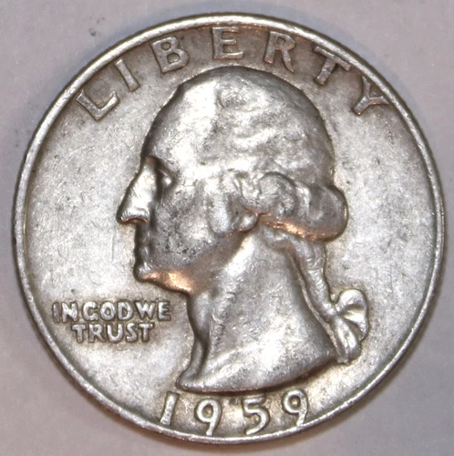 1959-D Washington Quarter - Very Fine/XF- #2679EA