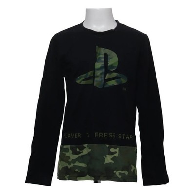 Playstation, Langarmshirt, Größe: 134/140, Schwarz/Grün, Baumwolle #wvr