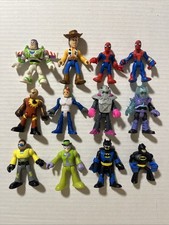 Imaginext Lote De 12 - Figura De Acción DC Comics Batman Joker Superman Buzz Woody