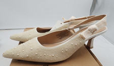 Women's Milan Slingback Heels - A New Day Elegant Cream size 11 NWT