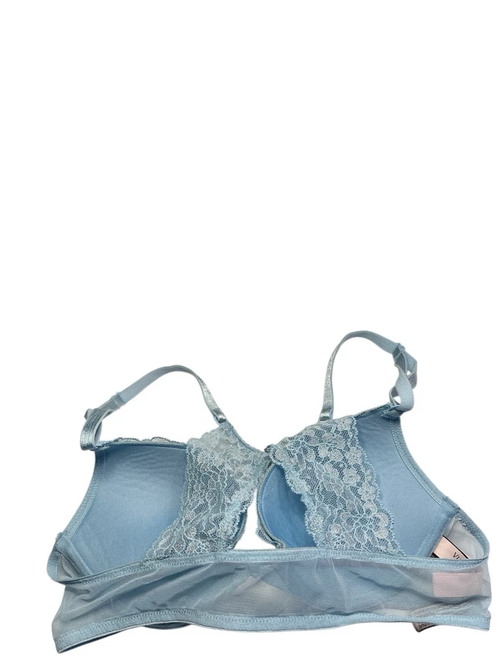 Sujetador Victoria's Secret para mujer 34A azul cierre frontal espalda deportiva encaje inmersión Demi Foto 2 de 4