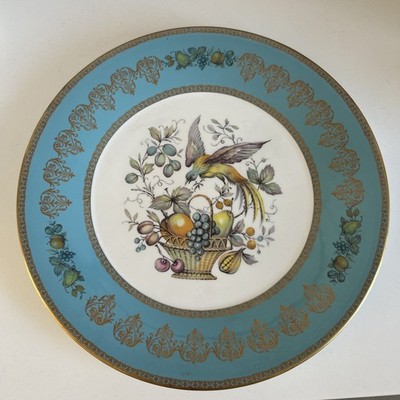 Aynsley Vogel und Obstkorb Schrank Teller. Fine Bone China guter Zustand