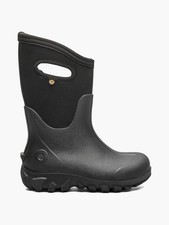 Bogs Classic Seamless Kid's Rain Boots, Black, K5
