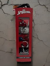 Marvel Spider-Man 7 Days Cozy Crew Socks Men s 6-12 Gift Box