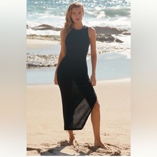 NWT Anthropologie Sunday in Brooklyn Twist-Front Maxi Dress Sz Small