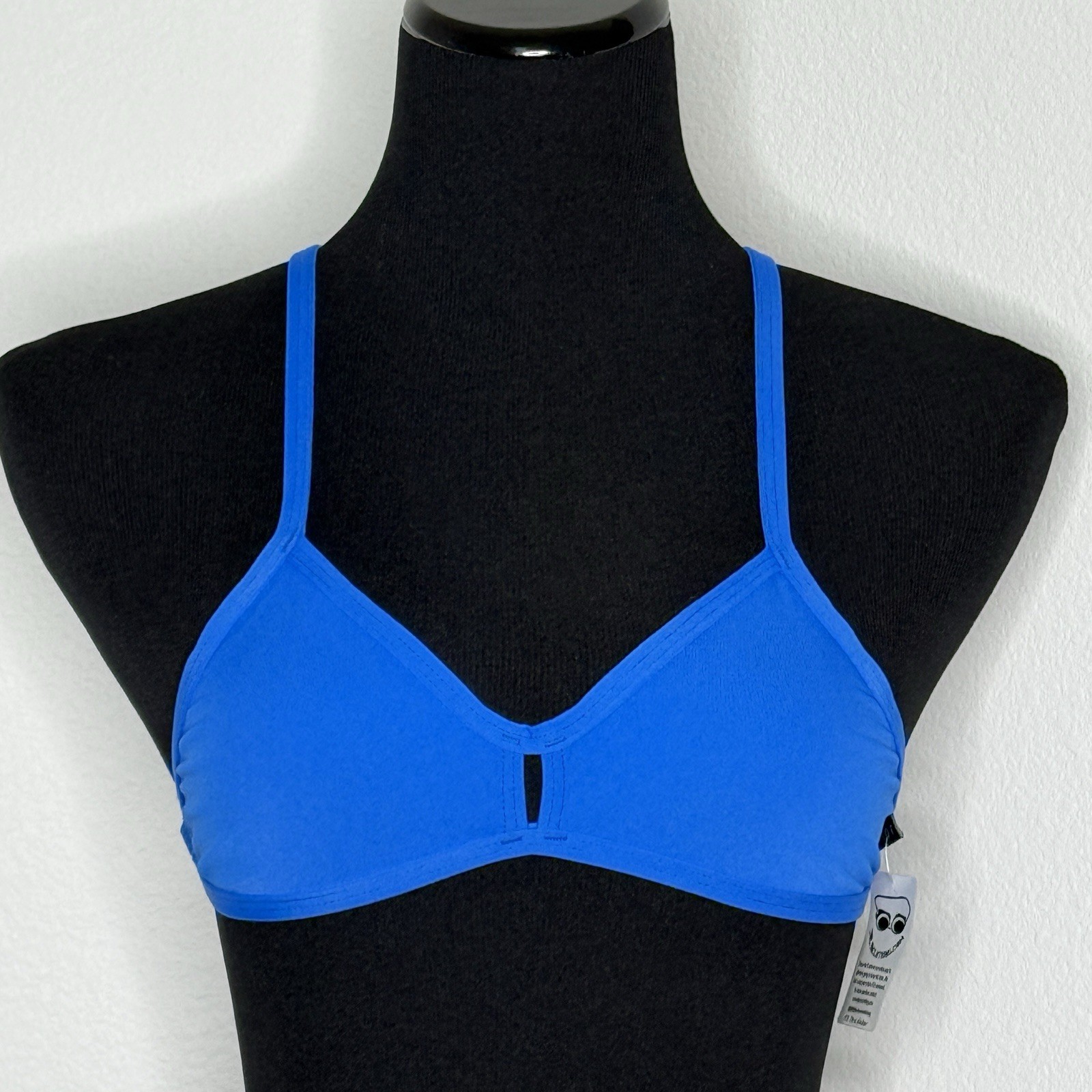 Jolyn Bikini Swim Top Vent XS Blue (Ziploc) New with tags