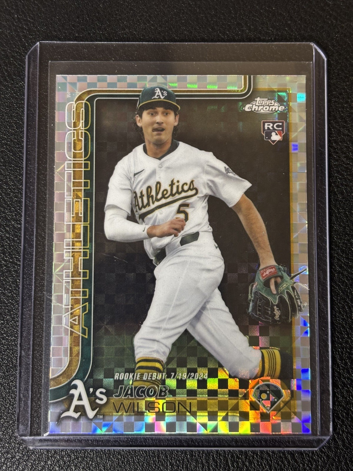 2025 Topps Chrome Update - Jacob Wilson RC Debut #USC150 X-Fractor Oakland