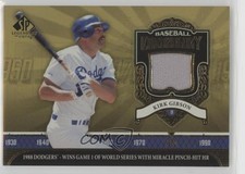 2006 SP Legendary Cuts Baseball Chronology Materials Kirk Gibson #BC-KG 03lu