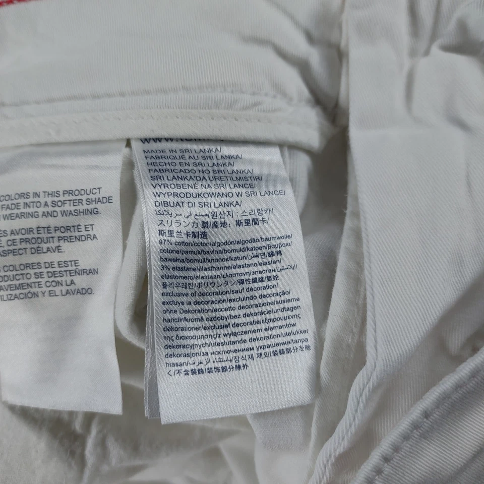 Tommy Hilfiger Shorts Womens Small White Coastal Nautical Outdoor Classic - Image 4 of 4