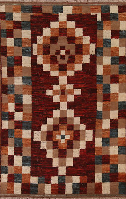 Custom Luxury Hand-Knotted Moroccan Wool Rug Modern Home Decor 6x8 ft
