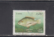 ALGERIA : 2007 - USED - SCOTT # 1421  FISH