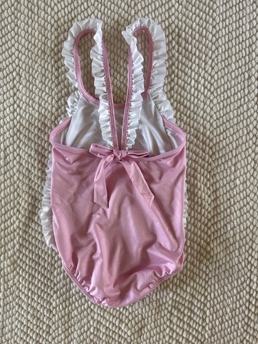 bella bliss girls pink bathing suit size 6 - Picture 2 of 2