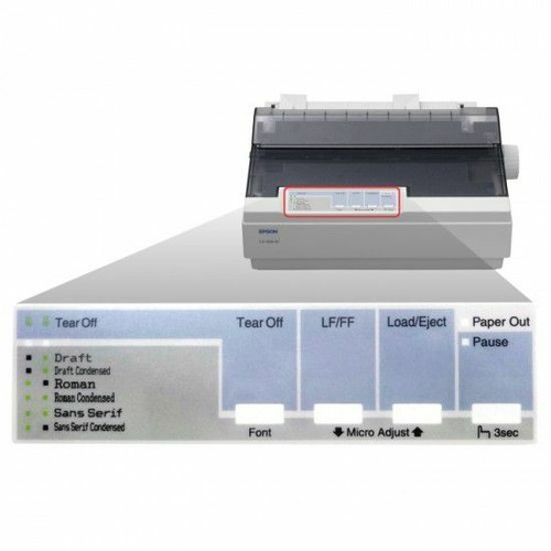 Button Panel Sticker For Epson LX300+ / II LX300 LX300+ | eBay