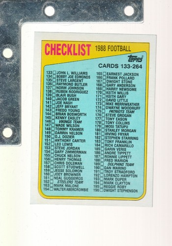 1988 Topps Football NFL #203-396 Singles EXMT+ Pick From List Up To 65% OFF! - Picture 193 of 194