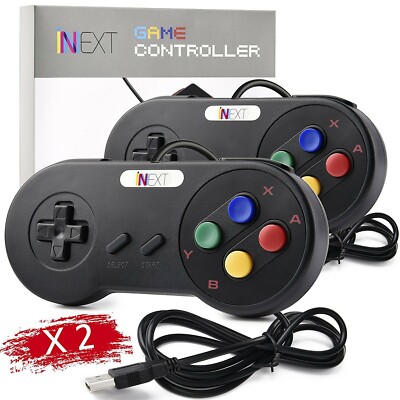 Pack SNES USB Controller GamePad for Windows PC MAC Linux