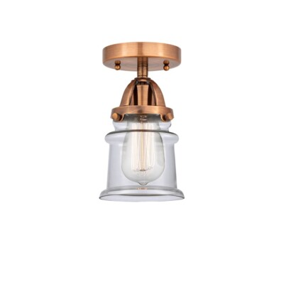 Innovations Small Canton 5.25'' Semi-Flush, LED, AC/CL - 288-1C-AC-G182S-LED