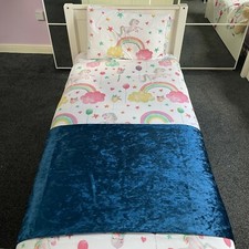 Premium Crushed Velvet Bed Runner Throw Handmade Bedding Cover Sofa Home Decor 