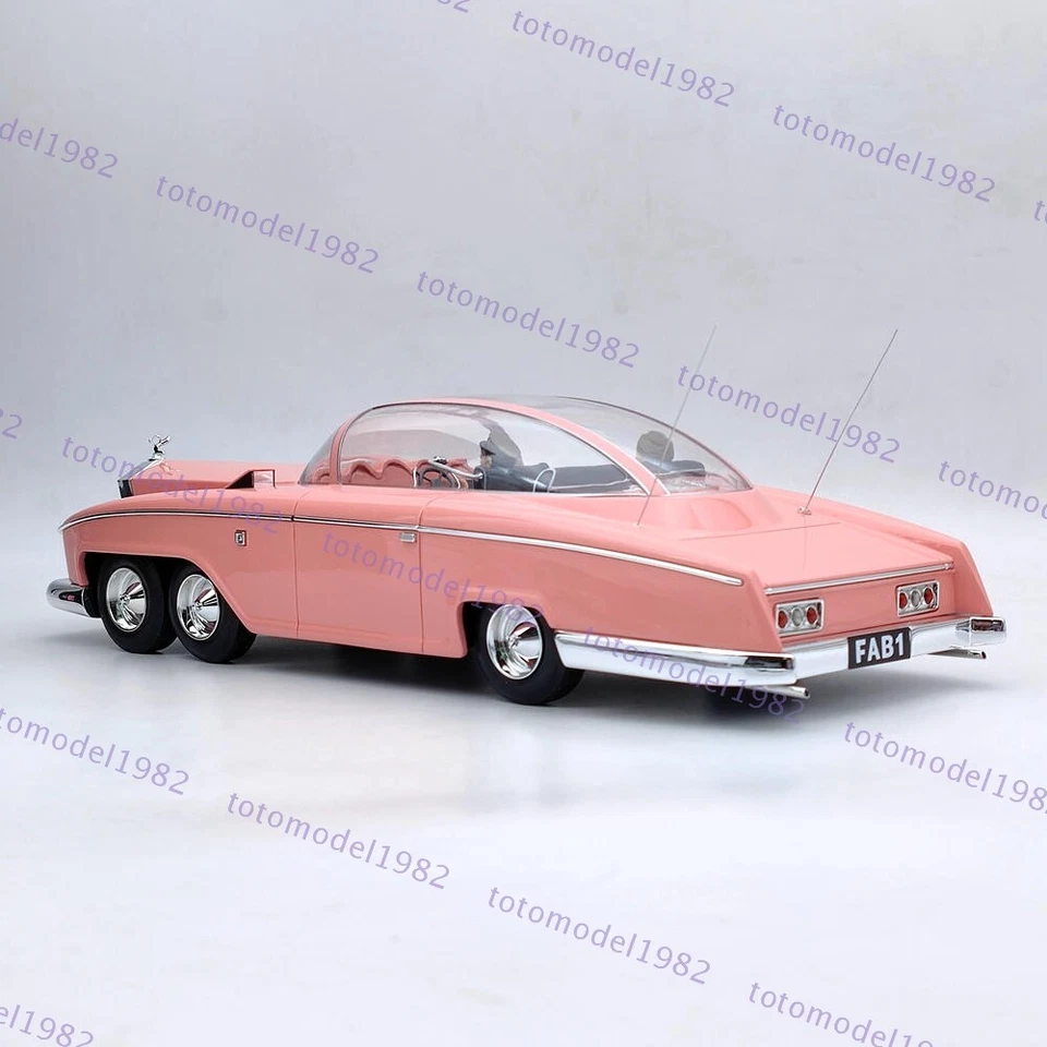 AMIE 1/18 Rolls Royce Lady Penelope's Thunderbirds FAB 1 Resin Models Car - Image 3 of 4