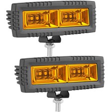 2x 5inch 80w Led Cube Work Light Bar Flood Pods Driving Fog Rear Offroad Atv 4wd