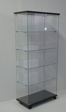 vitrines, vitrine couleur noir, vitrines pour collectionneurs, vitrine en verre