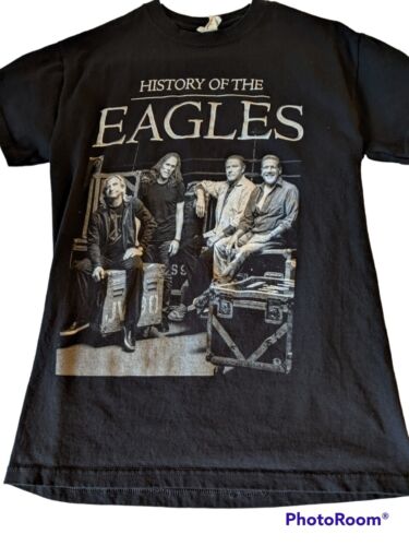 Eagles Rock Band T-shirt Size Small Black History 