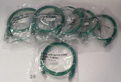 10 x Grün Cat5E UTP Patchkabel / Kabel 1 Meter Palb1Gn SALEd JJ 06