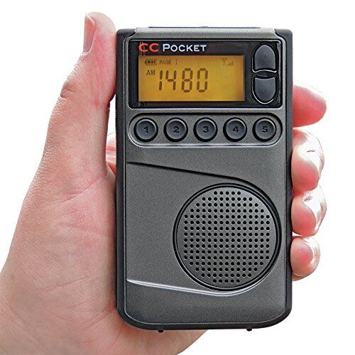 CC Pocket AM FM and NOAA Weather Radio with Clock and Sleep Timer - Picture 4 of 8