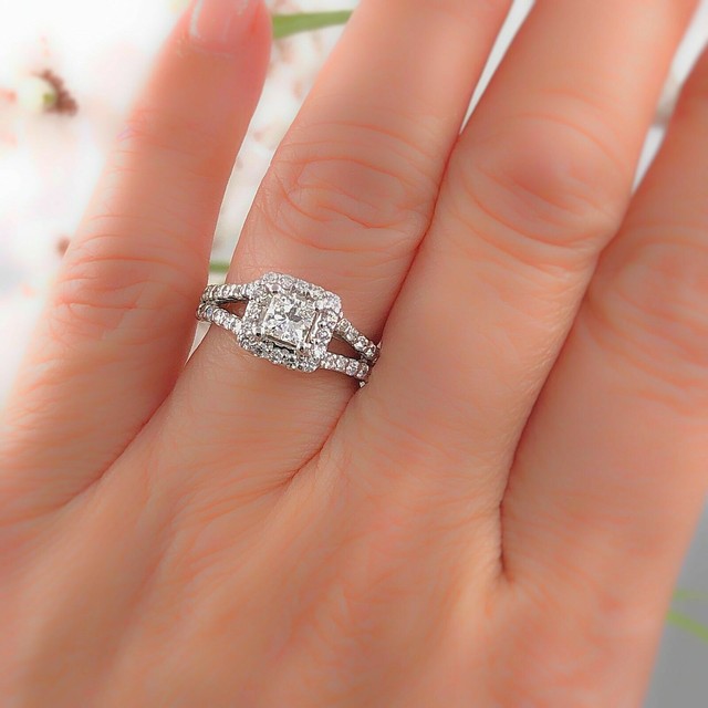 Helzberg Diamonds Diamond Engagement Ring 1.00 tcw 18k White Gold