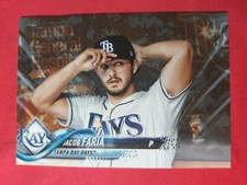 Jacob Faria 2018 Topps Series 2 #426 CAMO Parallel  #15/25 Rays