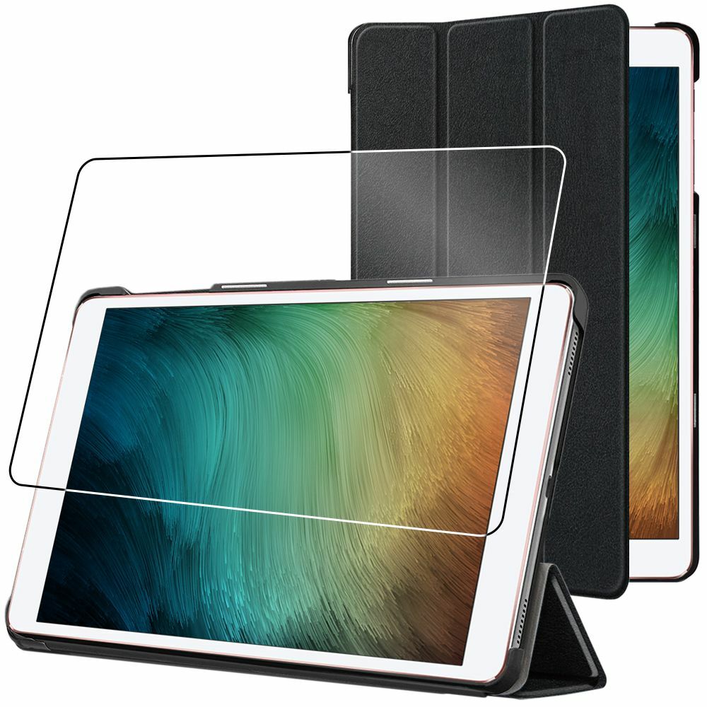 Coque Lenovo Tab M10 FHD Plus 2e Gen Étui Protection Intégrale Noir et Verre