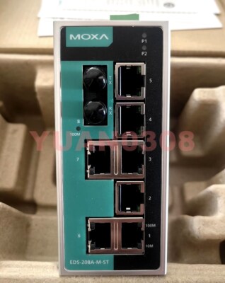 1PCS MOXA EDS-208A-M-ST Ethernet switch Brand new Fedex or DHL