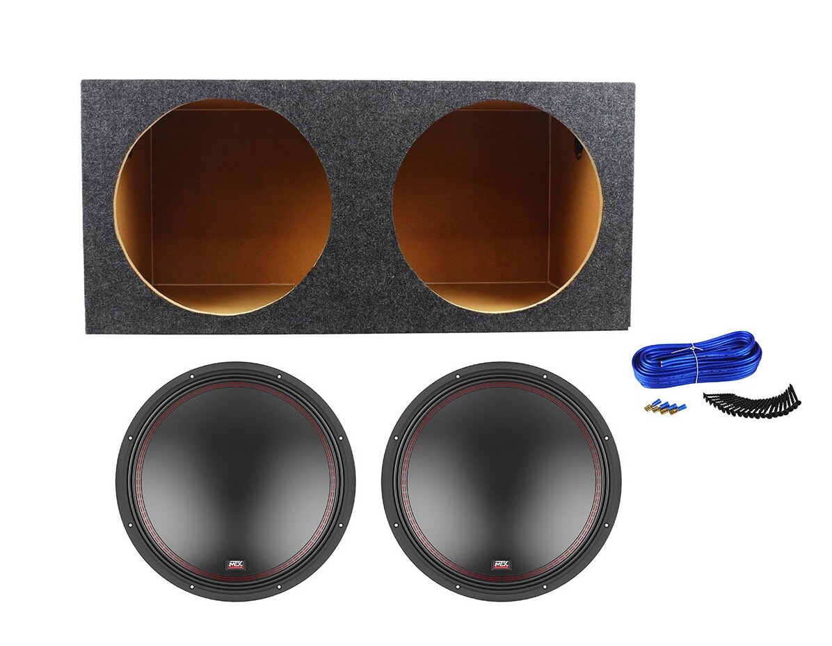 MTX 5515-44 15 800 Ватт DVC 4-омный автомобильный Аудио сабвуфер Герметичный корпус Sub Box 64090₽