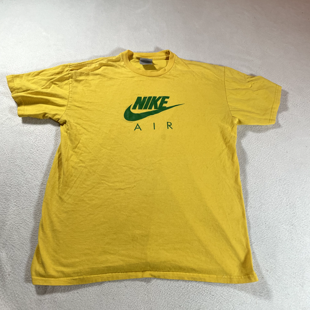 yellow nike air shirt